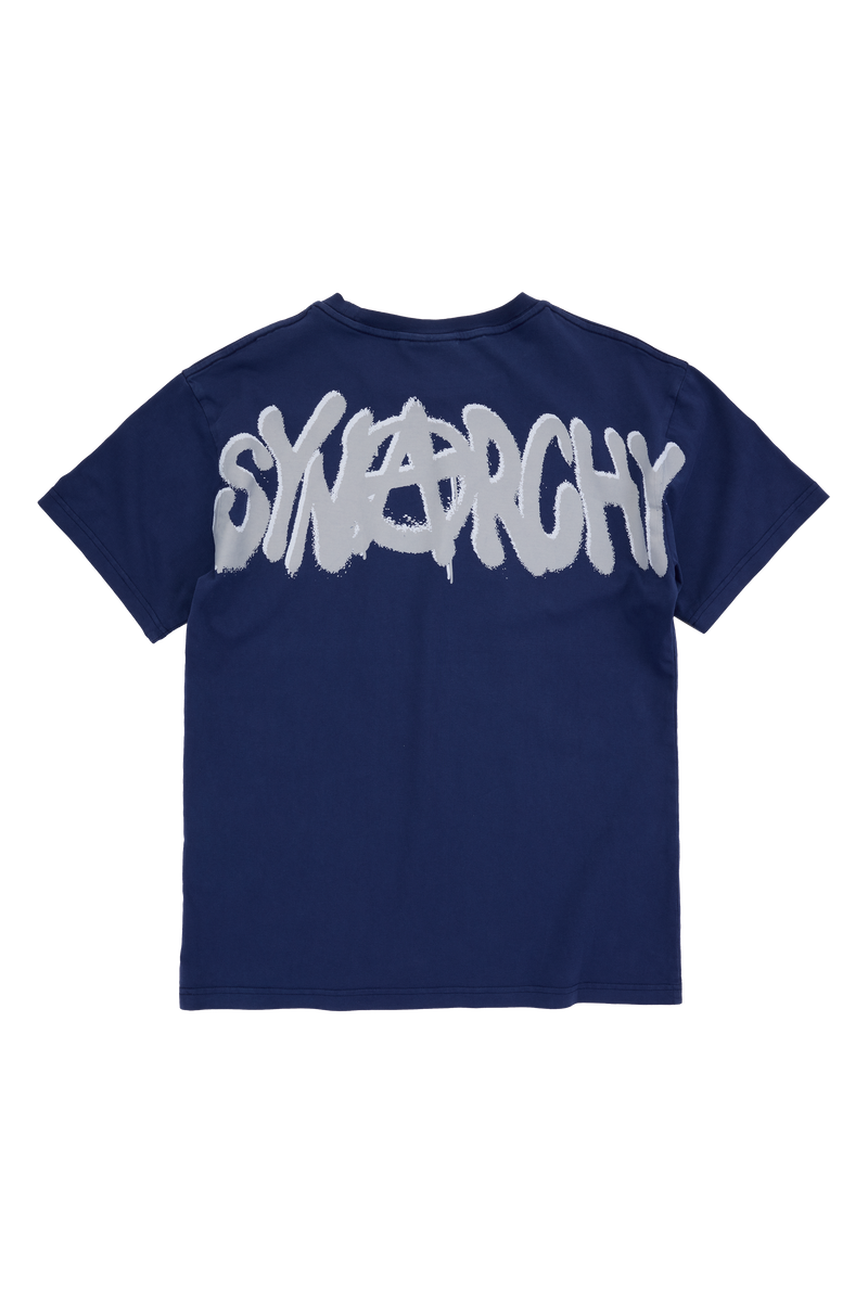 Synarchy SS Tee - Orange/Grey
