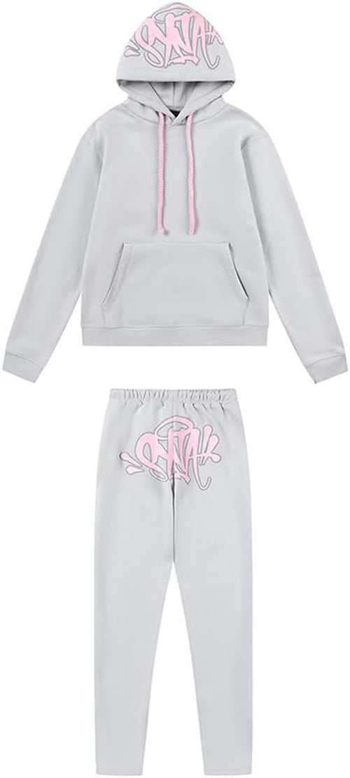 2-Teiliges Hoodie Trainingsanzug Outfit Kapuzenpulli Und Sweatpants Syna World Jogginganzug Jogginghosen Y2K Hip Hop Streetwear Unisex Freizeitanzug