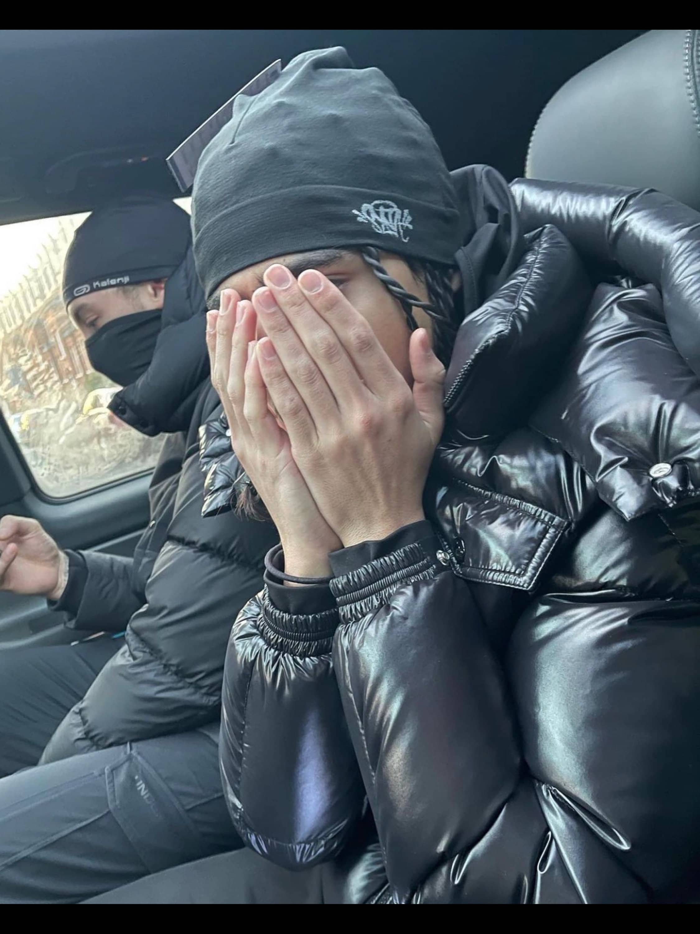 Original SYNA world skully CAP, Central Cee Beanie Hat - Black -